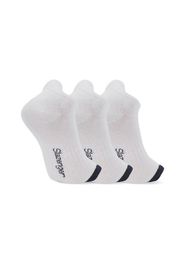 Slazenger Jadex 3 Lü Erkek Beyaz Çorap Beyaz