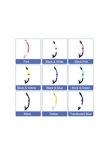 Neevoyu Yetişkinler İçin Tam Kurutma Tüpü, Otomatik Su Engelleme Valfi Ve Gıda Kalitesi Silikon Ağızlık, Savaşlama Egzersizi Ve Su Altı Sporları İçin Nüfus Borusu Siyah-pembe Siyah - Pembe