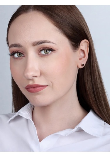 Uvelirnye Tradicii 925 Ayar Gümüş Duman Topaz Kalp Küpeler 222850605 Diğer