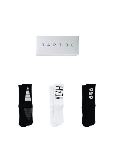 Erkek Cervello 3'lü Spor Soket Çorap Renkli
