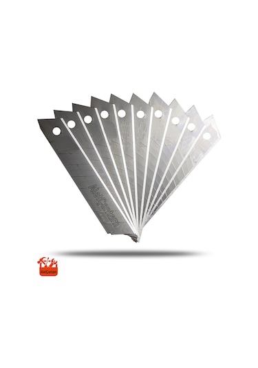 Elka Maket Bıçağı Yedeği 10Lu Paket Geniş 18MM Kalın Maket Ağzı
