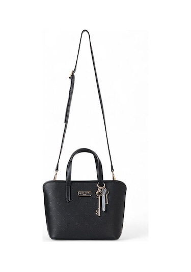 Pierre Cardin Logo Detaylı Siyah Kadın El Çantası 05pc25k102-p Siyah