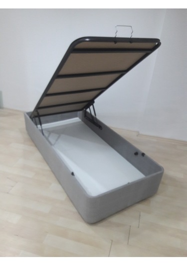 Bengimobilya Baza Standart Silinir Model Metal Çelik Fırın Boya 90*190 El Yap