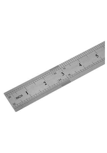 Paslanmaz Çelik Cetvel Ön Yüzü Cm / Arka Yüzü İnch 100cm 100 M