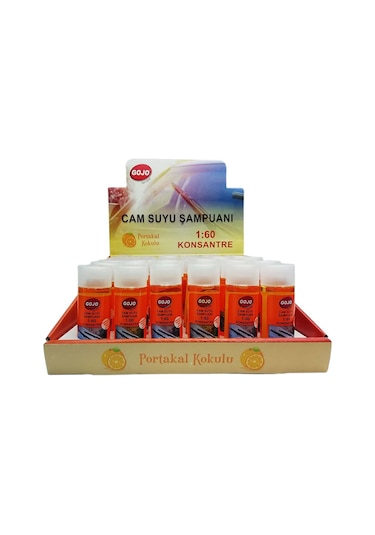 Gojo Cam Suyu Şampuanı 1:60 Konsantre 36 'Lı Paket