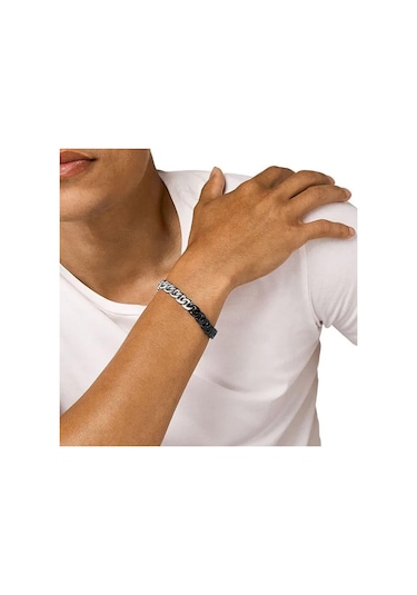 Diesel Djdx1572-931 Erkek Bileklik Siyah - Gri