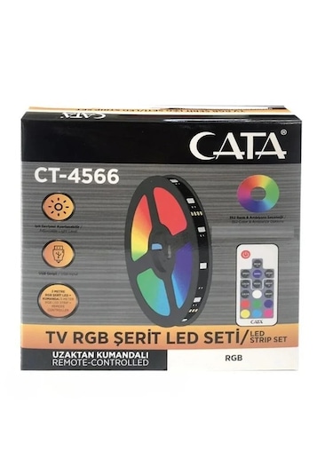 Cata Ct-4566 Rgb Şerit Led Set Usb Girişli