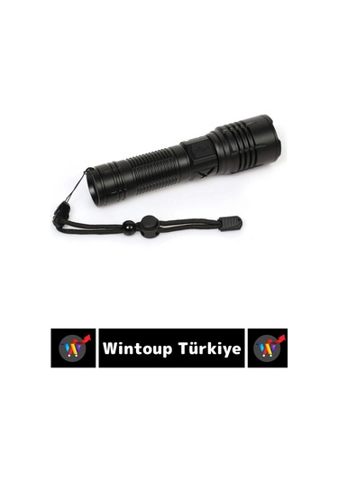 Özel Kamp Avcı Balıkçı Deprem Enerji Tasarrufu 5 Mod 3000 Lümen Güçlü Beyaz Işık Güvenlik El Feneri Çok Renkli