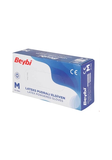 Beybi Lateks Pudralı Eldiven M