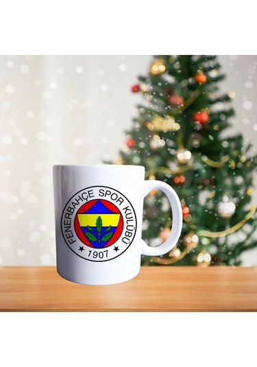 Fenerbahçe Hello Kitty Porselen Kupa 679 Beyaz