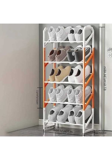 Flybuy Yh Turuncu Raf Katmanlı Giriş Dolabı Çok Bosphorusboutique Pratik Ayakkabı Ambition Yj Turuncu