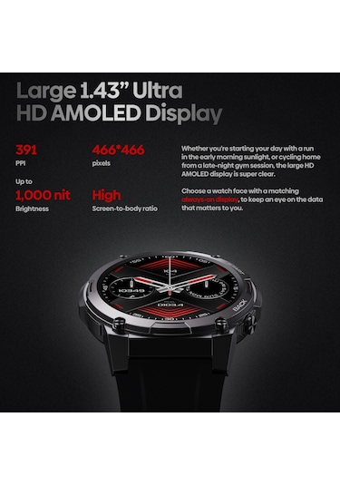 Zeblaze Vıbe 7 Pro Akıllı Bileklik Siyah