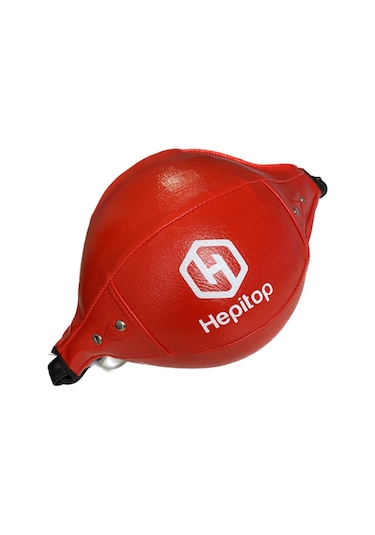 Pencikbol Çift Uçlu Deri Boks Hız Topu Kırmızı