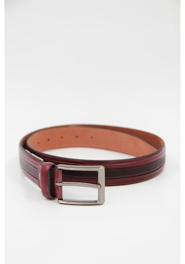 Granit 023 Erkek Kemer - Bordo