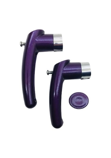 Çaydanlık Sapı Takımı Kulp Tutamak Seti Parlak Mor Yanmaz Mor