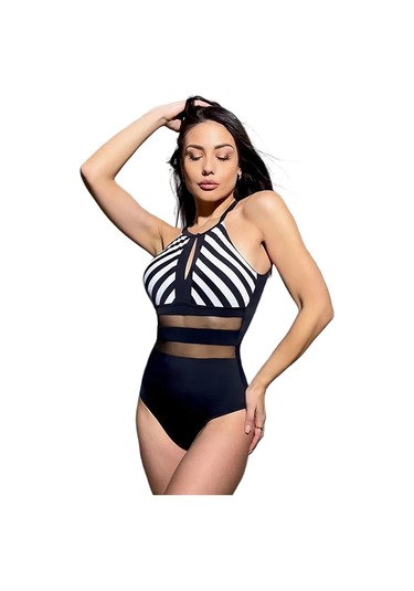 Sırtıaçık Deniz Plaj Bikini Mayo Siyah