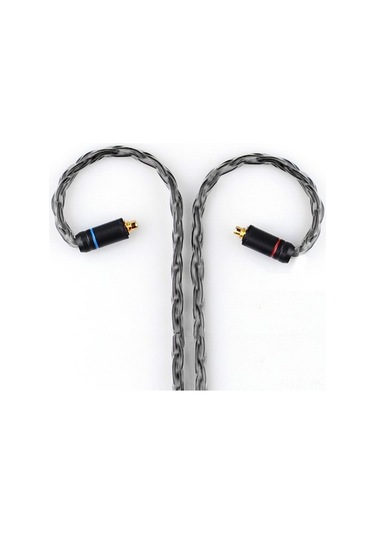 Willowhaven Kulaklık Upgrade Kablosu - 16 Çekirdek Gümüş Kaplı Bakır Mmcx Bağlantılı - Trn T2 Siyah Trn T2