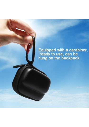 Ebitda Insta360 Go 3 Mini Kamera Çantası - Karabinalı Siyah, Taşınabilir Saklama Çok Renkli