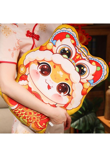 Suntek Yeni Yıl Atma Yastığı Dekoratif Yastık Yatak Koi Koi