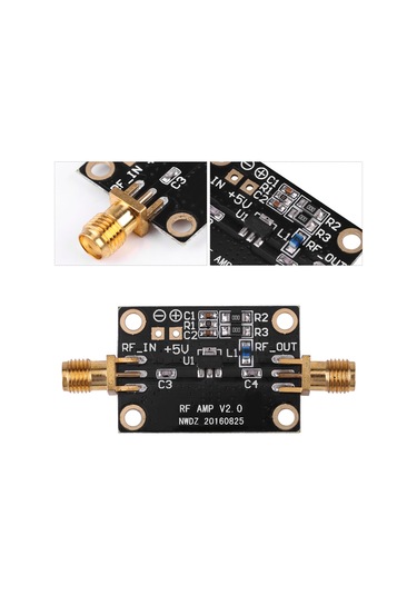 Wezone Yüksek Kazançlı 21db Lna: 10m-4ghz Aralığında Ultra Düşük Gürültü, Yüksek Doğrusal Rf Amplifikatörü