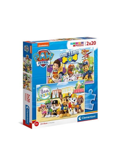 Clementoni 2X20 Parça Puzzle Paw Patrol