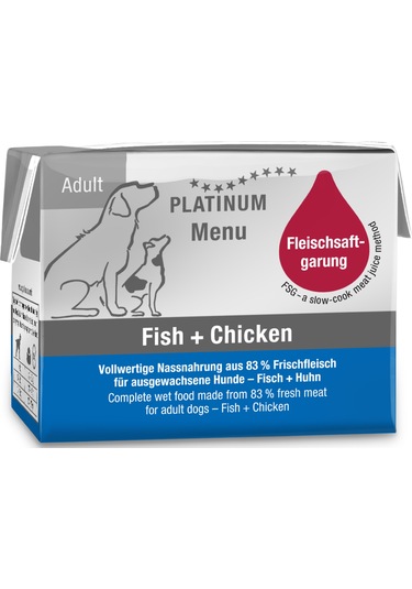 Platinum Balıklı Ve Tavuklu Yaş Köpek Maması 90gr