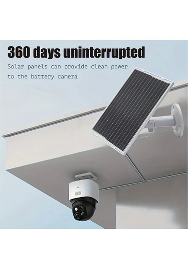 Besthome1 Dream011 Beyaz 8w Güneş Şarj Paneli, Taşınabilir Döner Tip, 2m Type-c Kablo