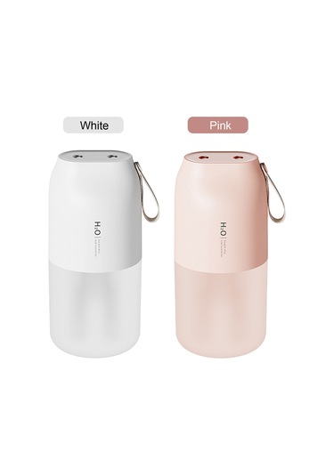 Ruicoo Beyaz İki Fırçalılı Usb Lıra Nemlendirici, Otomatik Kapanma Ve Gece Lambası, Araç/ofis/ev Kullanıma Uygun Sessiz Buhar Üreteci