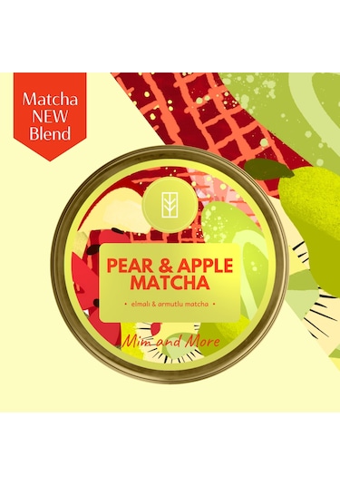 Mim and More Pear&apple Matcha Armut&elma Aromalı 25 G