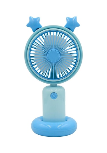 Bigmate Mini El Fanı Taşınabilir Serinletici Işıklı Şarjlı Vantilatör 2 Kademeli Hız Ayarı Ym88178