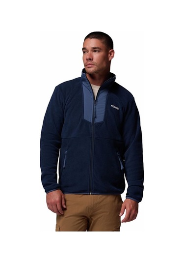 Columbia Sequoia Grove Full Zip Fleece Lacivert Erkek Outdoor Polar Am0596 Lacivert