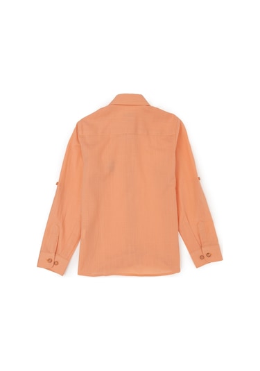 U.s. Polo Assn. Erkek Çocuk Somon Gömlek Basic 50283994-vr047 Pembe