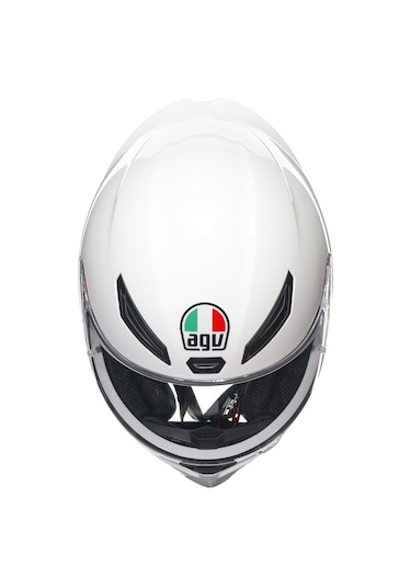 Agv K1 S Mono Kapalı Motosiklet Kaskı Mat Beyaz