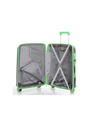 Mçs Polipropilen Valiz V305 55 Cm Siyah/hardal