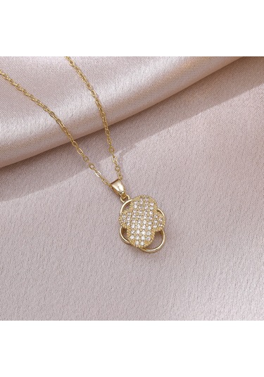 Bayan Kolye: Moda Estetiği Titanyum Çelik Kolye No.267 Çok REnkli