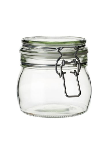 Korken Cam Kilitli Kavanoz 0,5 Lt Saydam
