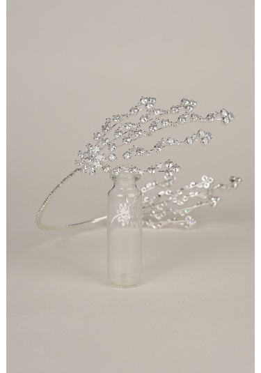 FdayAksesuar Gelinlere Özel Zirkon Taşlı Helen Çift Tarafli Gelin Saç Aksesuarı FRDY31669