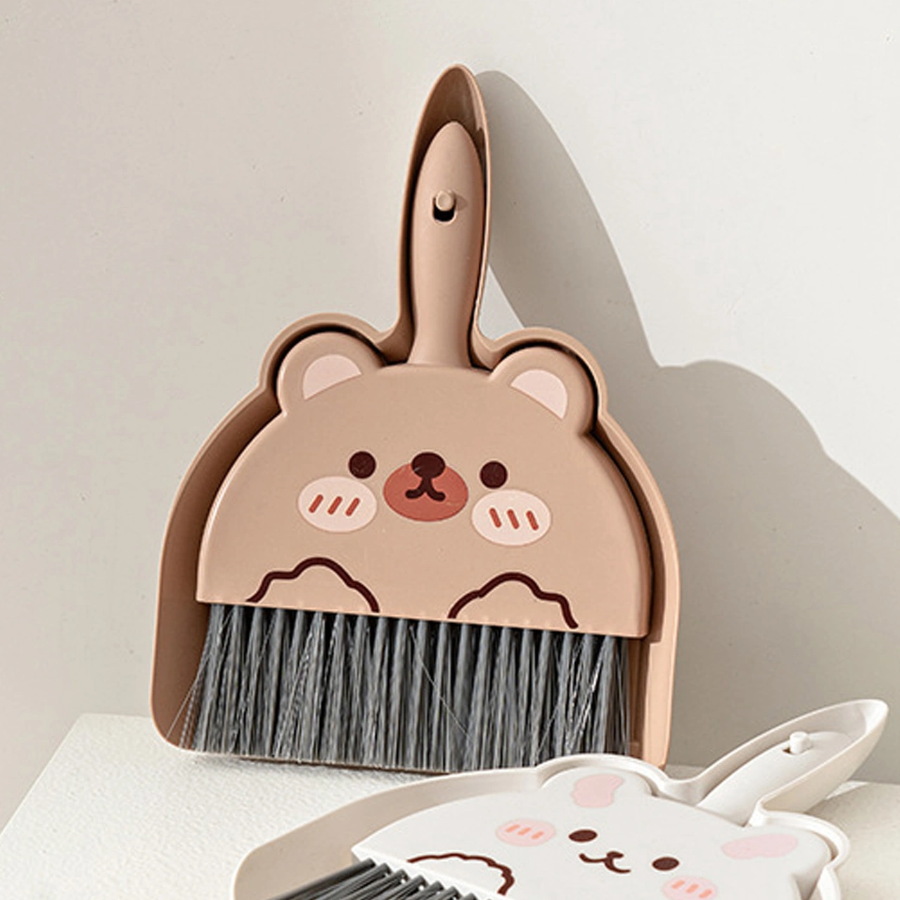 Wezone Mini Süpürge Ve Kova Seti - Kompakt Ev Temizlik Aleti, Pp Malzeme, Masaüstü, Klavye, Çöp Ve Tüy Temizliği, Taşınabilir Tasarım Diğer