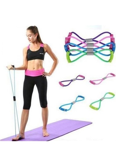Periboia Pilates Egzersiz Direnç Lastiği Çok Renkli