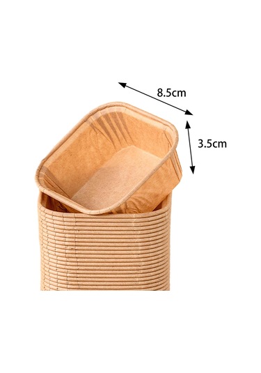 Suntek Yıldönümü Tatil Düğün Kahverengi Için 50x Cupcake