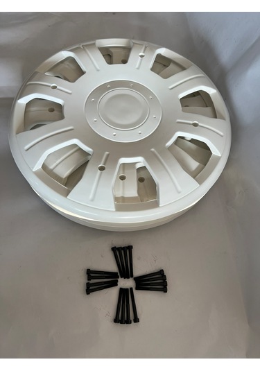 Karsan Peugeot Pejo J9 Premier Beyaz Renk Jant Kapağı Takımı 4 Adet + 16 Adet Vidası İle Beraber