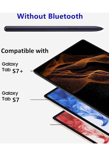 Samsung Galaxy Uyumlu Tab S7 Sm-t870 T876b/ Tab S7 T970 Sm-t976b / Tab S6 Lite İçin Yedek Dokunmatik Stylus S Pen Mistik Siyah