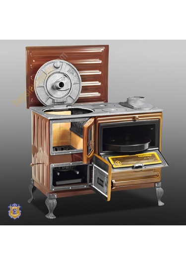 Erendemir Şömine Kuzine Tuğlalı Pik Ayaklı Soba Ek104f-T-P