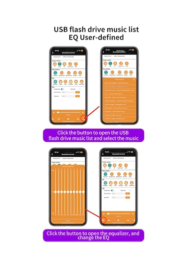 Reedark 15w+15w Bluetooth 5.1 Güçlendirici Modülü, Aux+usb Girişi, Sinilink App Kontrol, Renkli Spektrum Işığı, 8-24v, Çoklu Koruma Çok Renkli