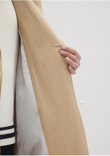 Mavi - Bej Trençkot 110703-82323 Bej