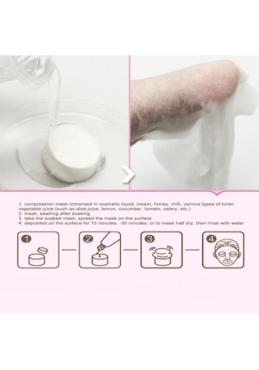 Bioaqua Kendi Maskeni Kendin Yap Komprime Kağıt Maske 10'lu