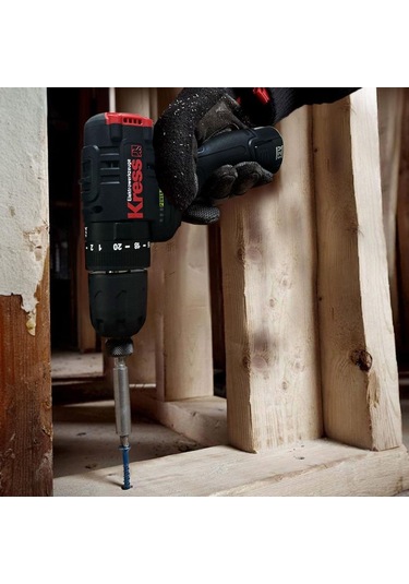 Kress KUC12 12V/2.0Ah Li-İon Çift Akülü Kömürsüz Profesyonel Şarjlı Darbeli Matkap
