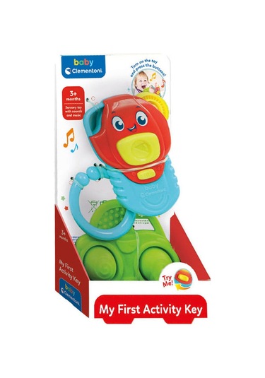 Baby Clementoni Aktivite Anahtarı - Dişlik ve Çıngıraklar Çok Renkli
