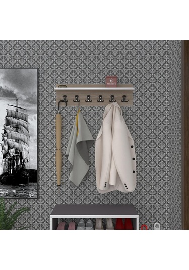 Kenzlife Elbise Askılığı Askılık Vettini Crd 20 070 12 Siyah 6 Adet Askı Portmanto Diğer