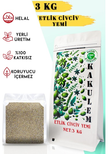 Kakulem Sertifikalı Hızlı Büyüten Etlik Kaz Civciv Yemi 3 Kg